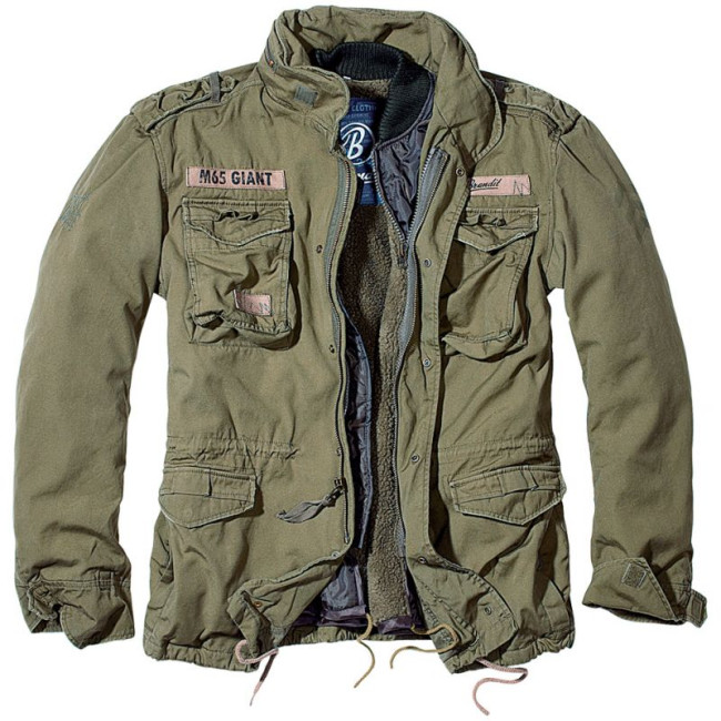 Veste militaire M65 Giant Vert olive - Brandit - état correct - TS - Occasion