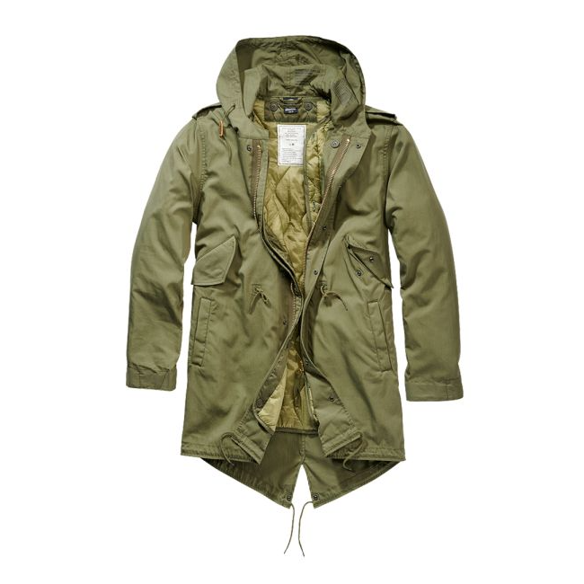 Olivgrüne US M51 Militärparka für Herren - Brandit