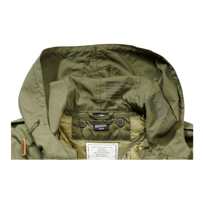 Militaire parka heren US M51 olijf - Brandit