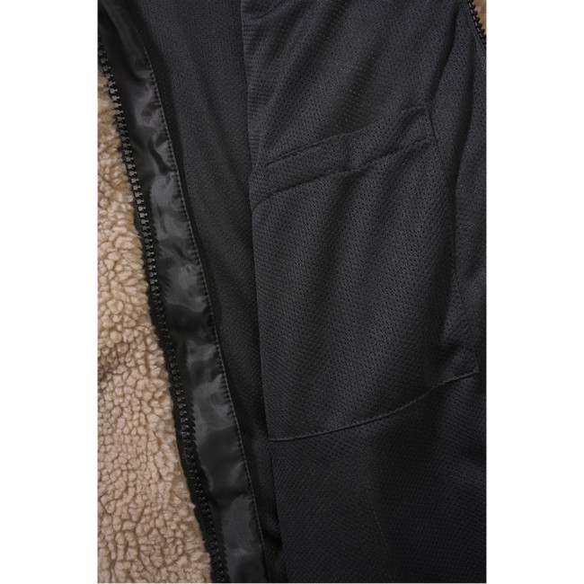 Dames fleece vest met capuchon camel - Brandit