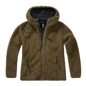 Veste femme polaire à capuche olive - Brandit
