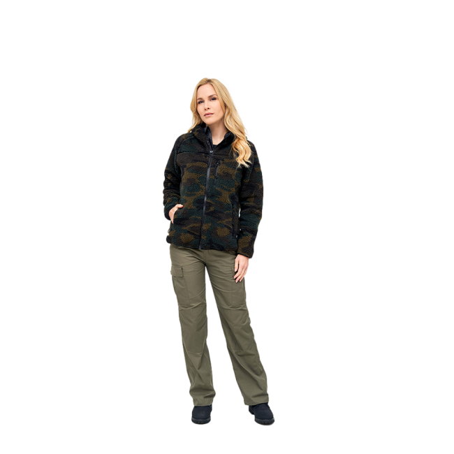 Veste femme polaire à capuche woodland - Brandit