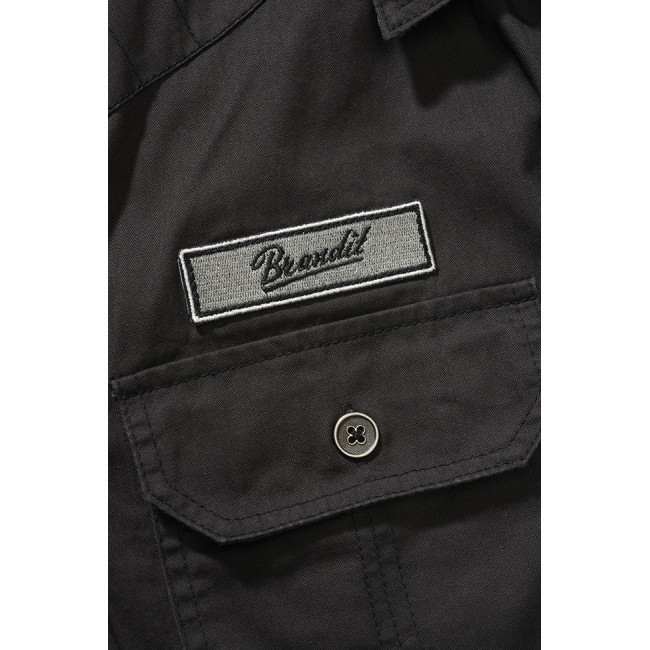 Luis Vintage Kurzarmhemd schwarz - Brandit