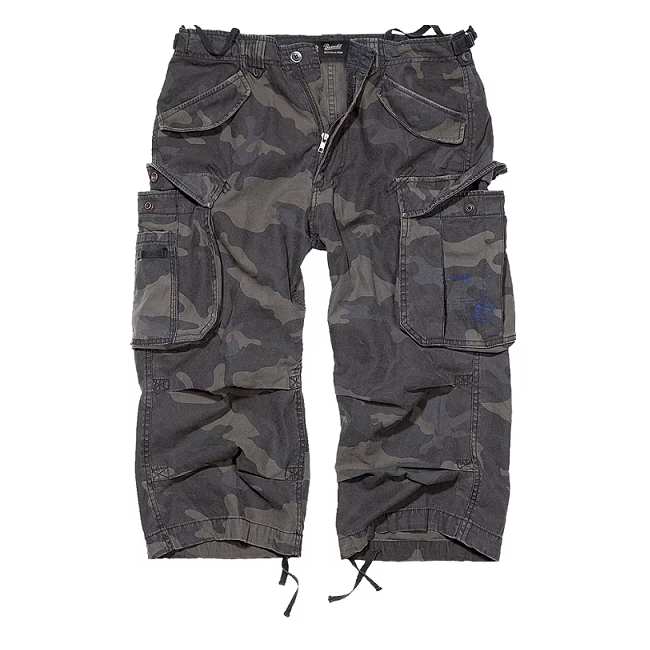 Szorty vintage industrie 3/4 darkcamo - Brandit