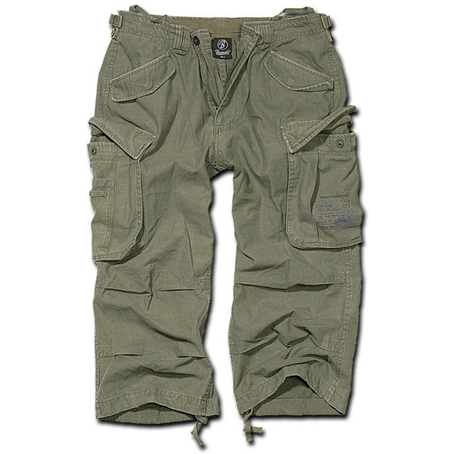 Vintage Industry 3/4 Shorts olivgrün - Brandit