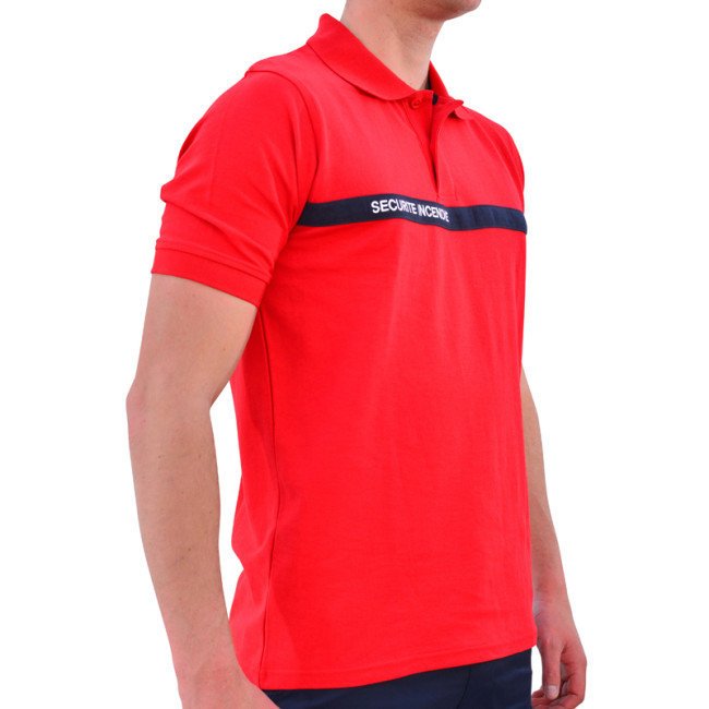Polo Adum Rood Brandweer Veiligheid - Force Series