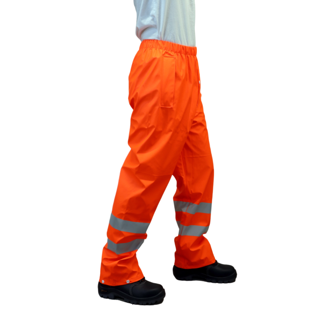 Pantalon de pluie HV orange fluo - Delta plus
