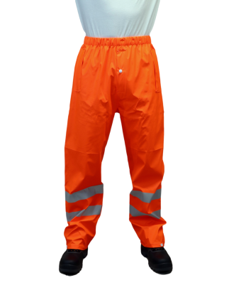 Pantalon de pluie HV orange fluo - Delta plus