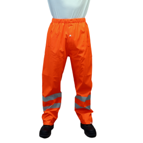 Regenbroek HV fluor oranje - Delta plus