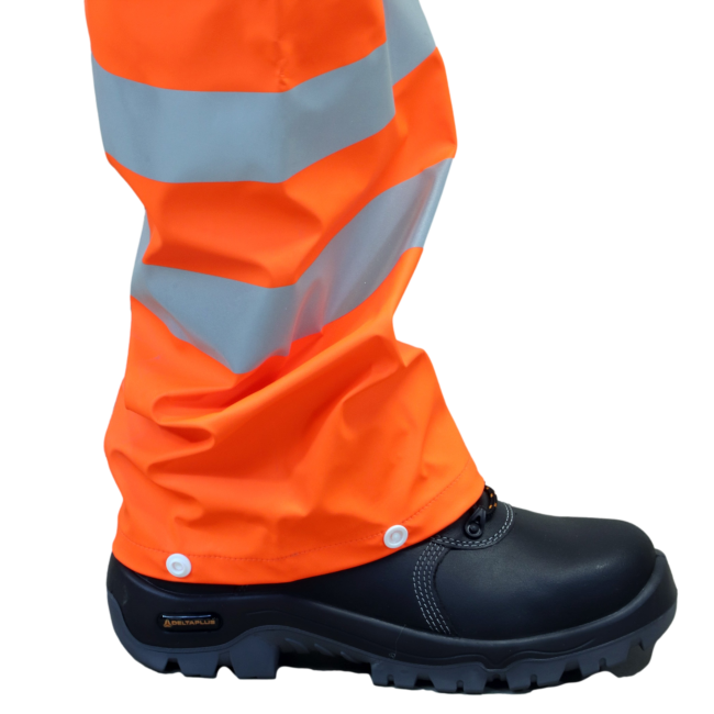 Pantalon de pluie HV orange fluo - Delta plus