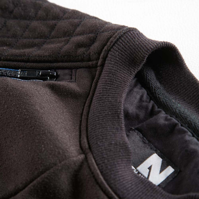 SWEAT COL ROND LEON NOIR - North Ways