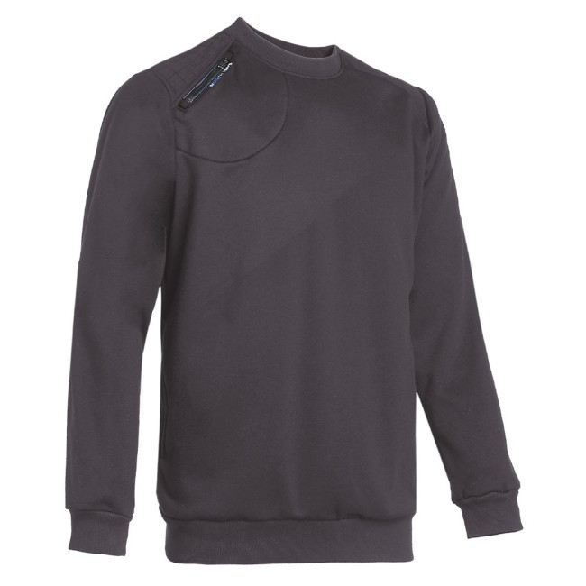 SWEAT COL ROND LEON GRIS - North Ways