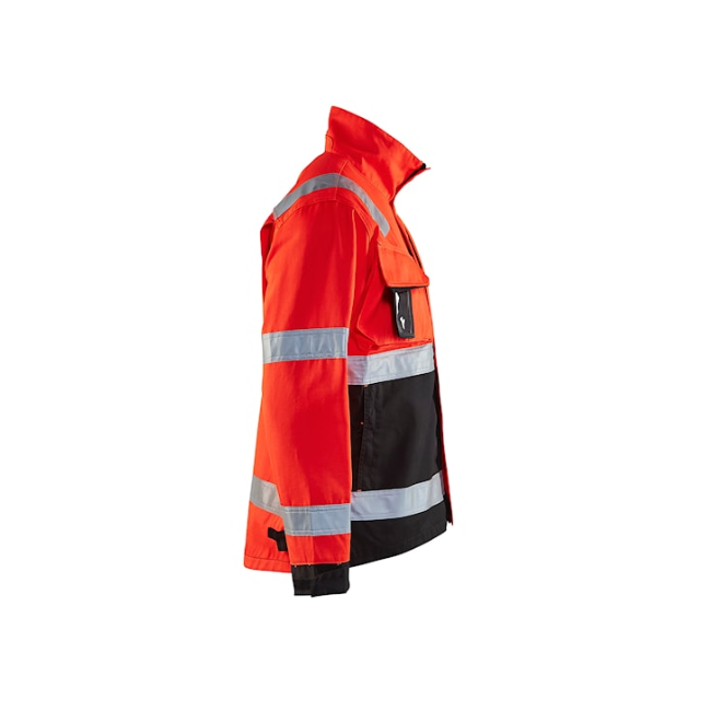 Warnschutzjacke rot fluoreszierend/schwarz 4064 - Blaklader