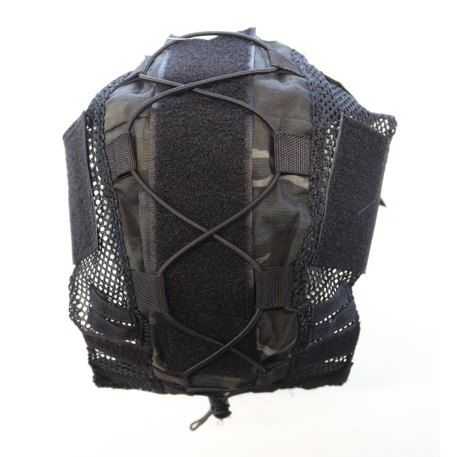 Pokrowiec na hełm Fast Helmet BTP Czarny - Kombat Tactical