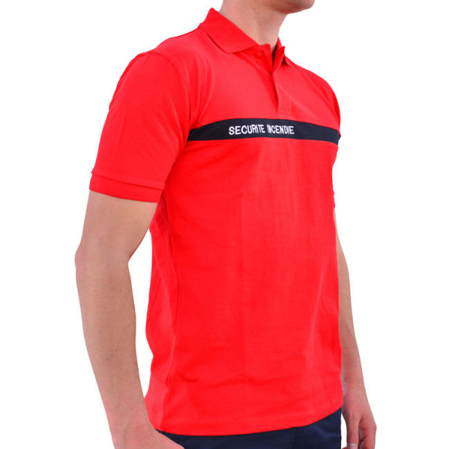 Feuerwehr-Sicherheit Rotes Poloshirt - PATROL