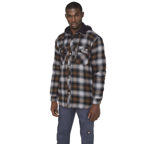 Koszula z kapturem z polaru i flaneli Black Timber - Dickies
