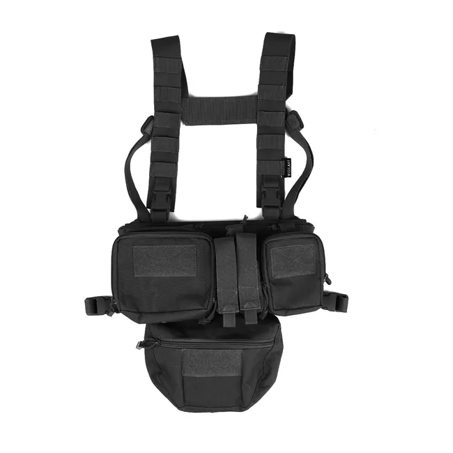 Compacte chest rig zwart - Vigilant