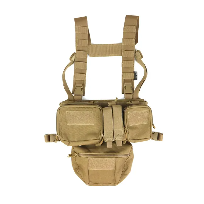 Kompakter Chest Rig coyote - Vigilant
