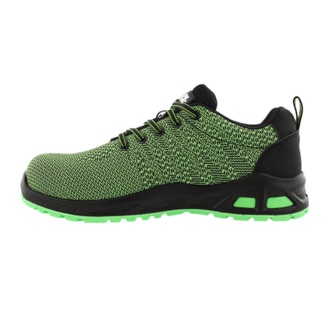 Lage veiligheidsschoenen S1P TITUS fluor groen - Herock