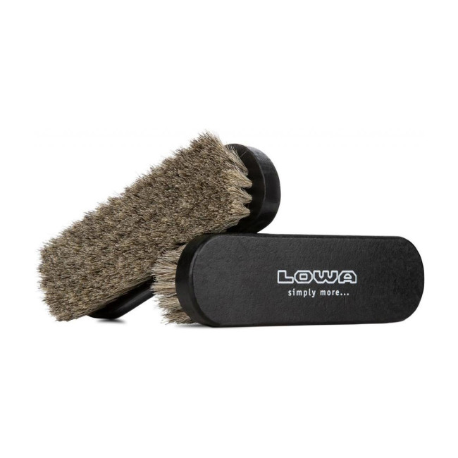 Brosse à chaussures lustrante en bois noir - Lowa