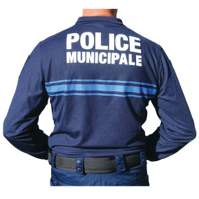 Polo Police Municipale manches longues Cooldry - Patrol