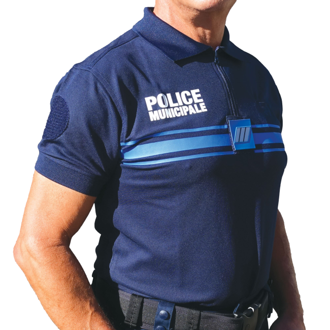 Polo Policja Miejska krótkie rękawy Cooldry - Patrol