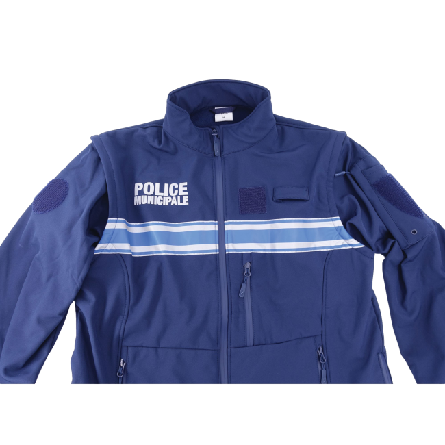 Blouson softhsell Police Municipale 2-en-1 manches amovibles - Patrol