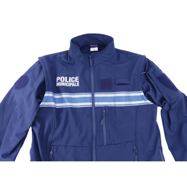 Blouson softhsell Police Municipale 2-en-1 manches amovibles - Patrol