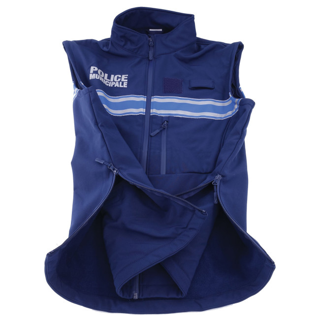 Stadtpolizei Softshell-Jacke 2-in-1 mit abnehmbaren Ärmeln - Patrol