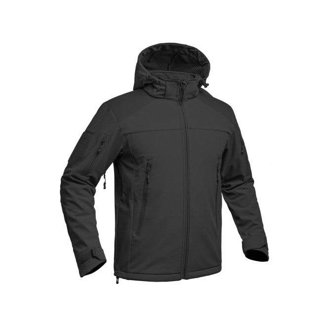 Softshell-Jacke V2 Fighter schwarz - A10 Equipment