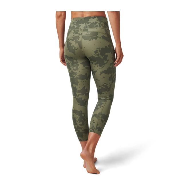 Legginsy PT-R Kaia Capri - Camo Zielony Ranger - 5.11 Tactical