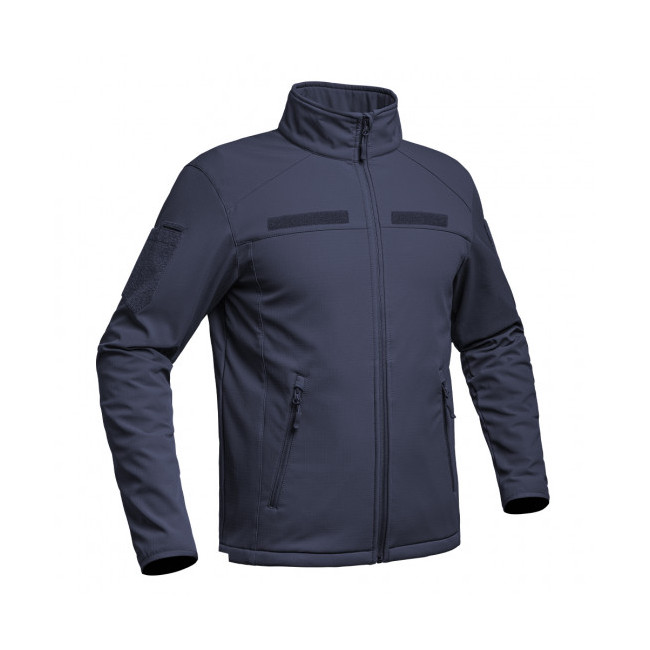 Softshell-Jacke Fighter Marine Nationale marineblau - A10 Equipment
