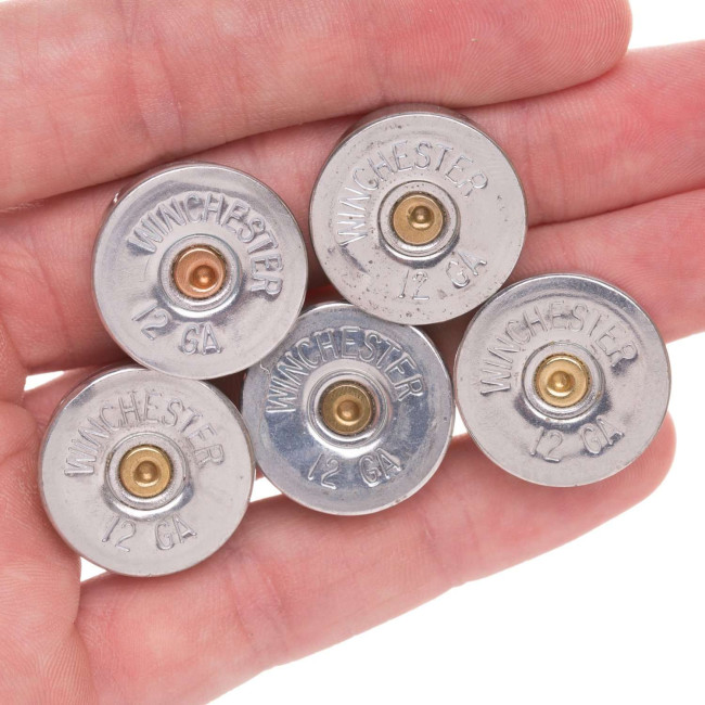 Magneten huls kal. 12 Nikkel 5 stuks - LuckyShot