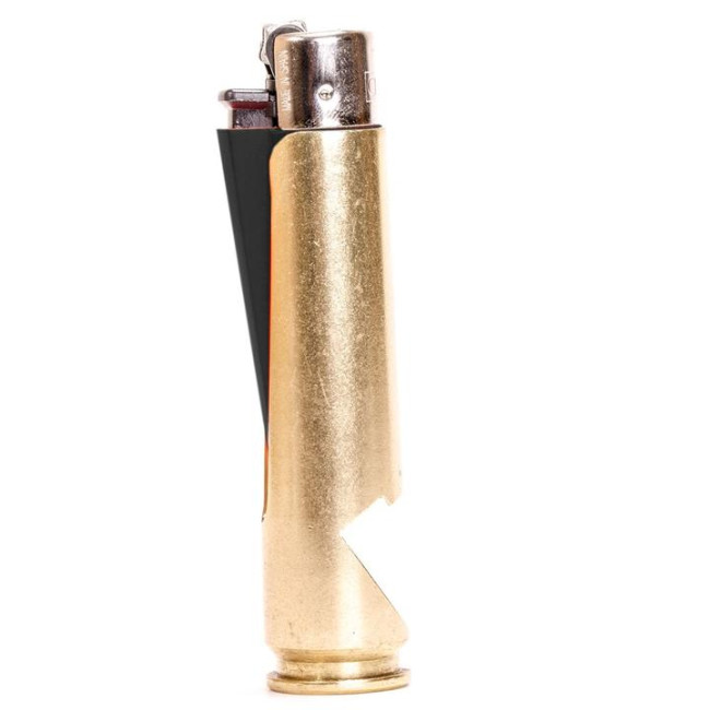 Feuerzeug Kaliber 50 BMG Messing - LuckyShot