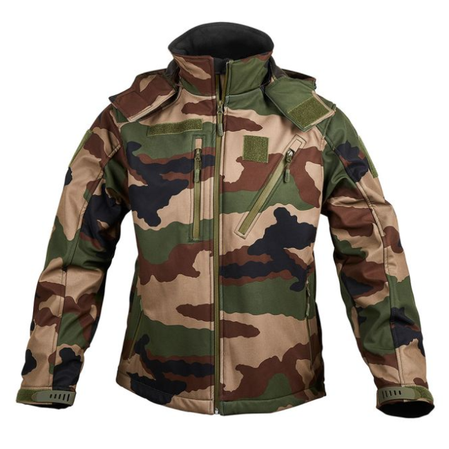 Softshell vest Elite 3-in-1 camo CE - Ares