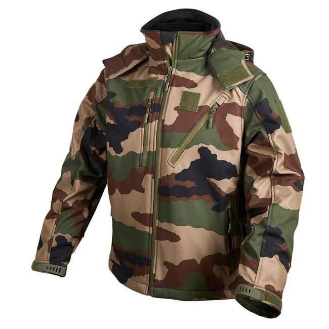 Kurtka softshell Elite 3-w-1 camo CE - Ares