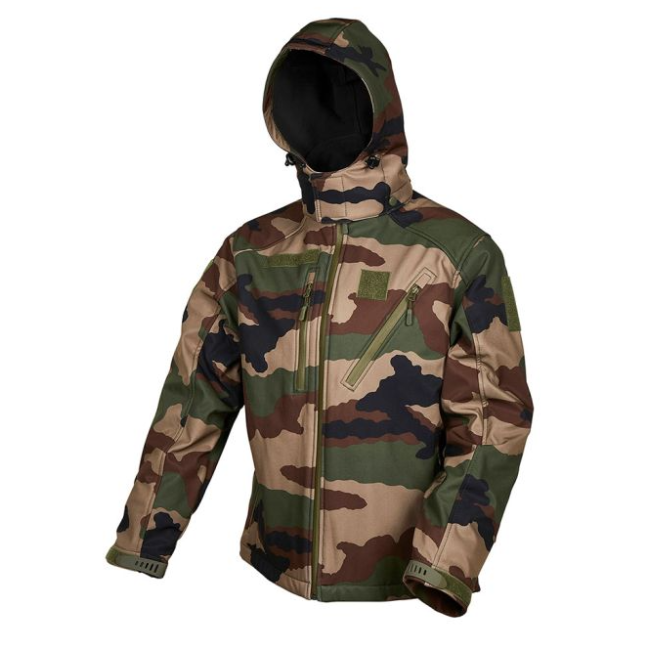 Veste softshell Elite 3-en-1 camo CE - Ares