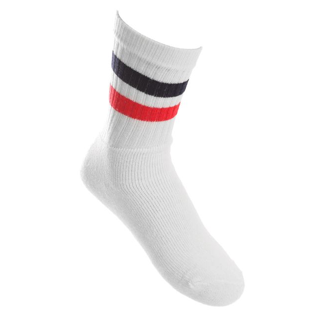 Sportsocken blau weiß rot - Ares