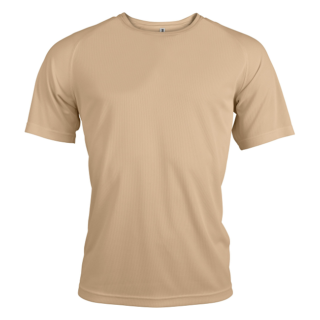 T-shirt Sport respirant Uni Manches Courtes 140 Homme Sable - PROACT