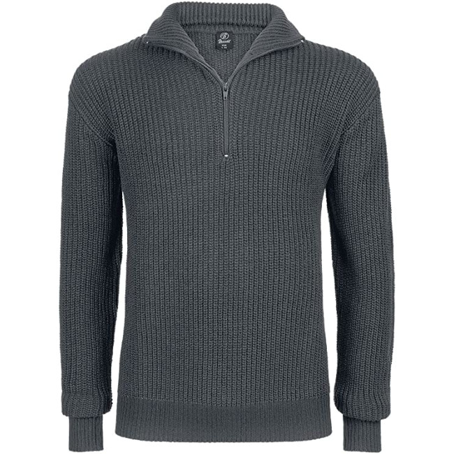 Sweter zamek antracytowy - Brandit
