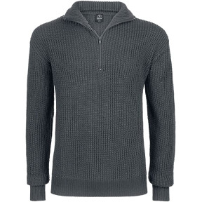 Sweter zamek antracytowy - Brandit