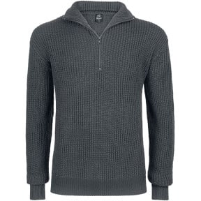 Sweter zamek antracytowy - Brandit