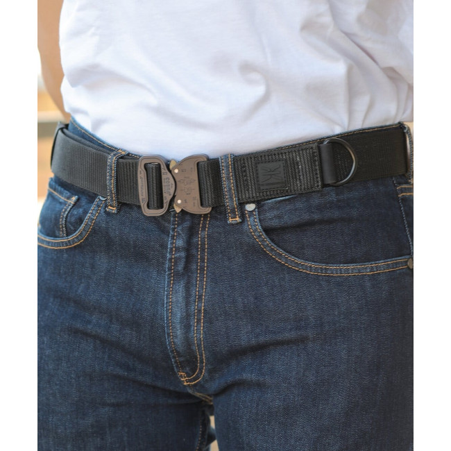 Ceinture boucle Cobra Undercover noir - GK Pro