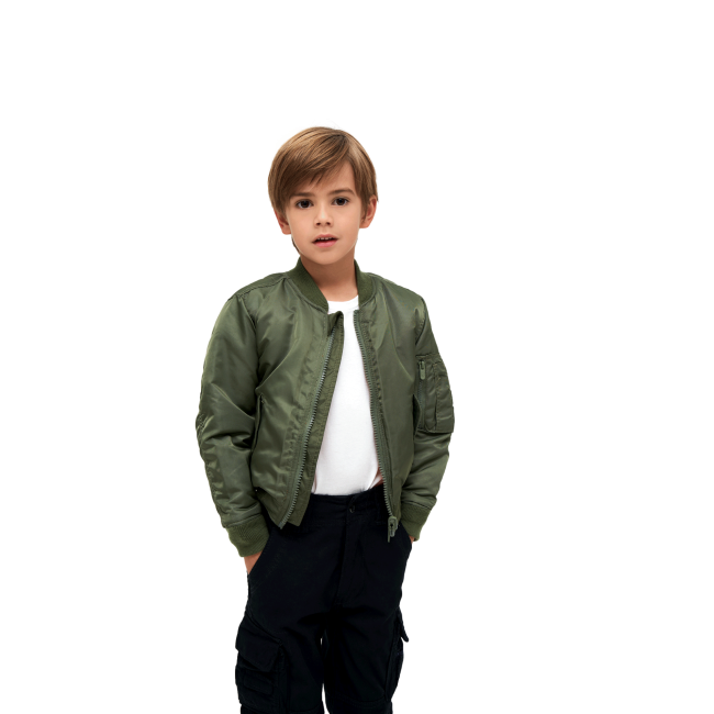 Kinder jas MA1 olive - Brandit