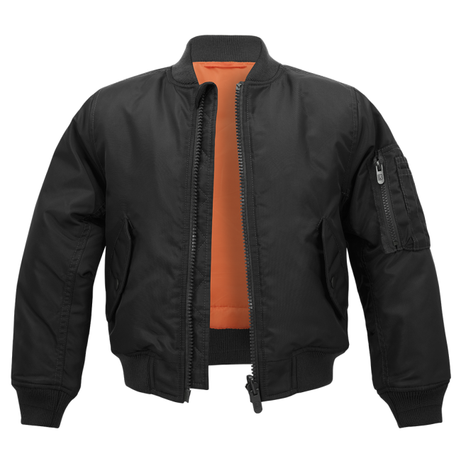 Kinder MA1 Jacke schwarz - Brandit