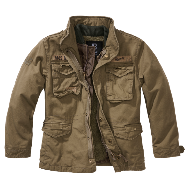 M65 Giant Children's Jacket in Olive Color Brandit