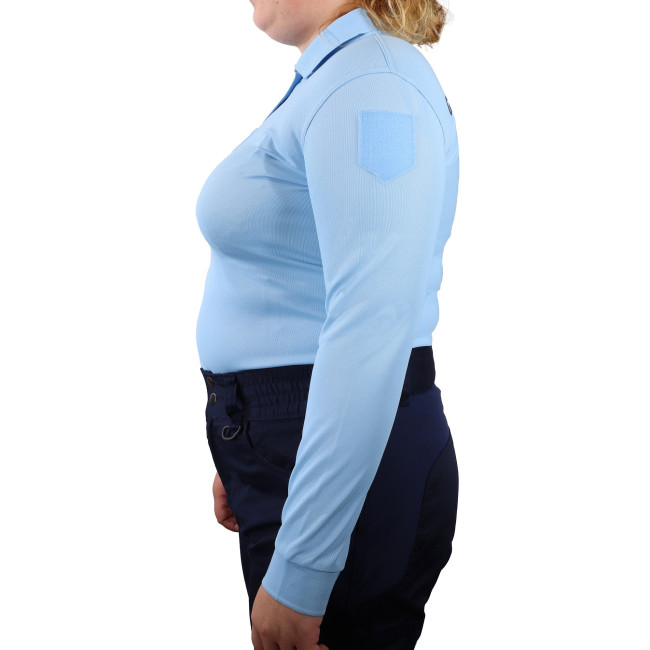 Polo blauw lange mouwen Gendarmerie Dames - Patrol