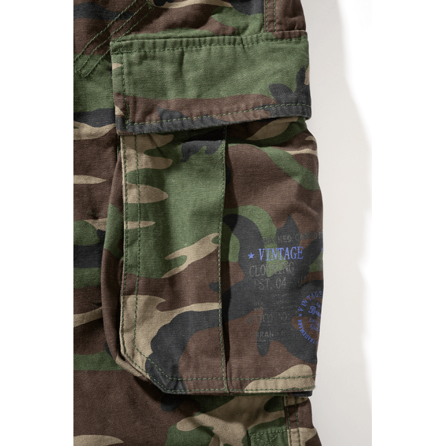 Short industrie vintage 3/4 woodland - Brandit