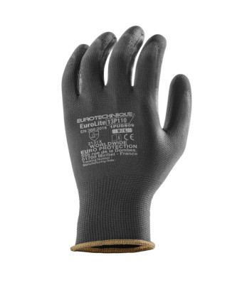 Paire de gants EUROLITE 13P110 Noir - Coverguard