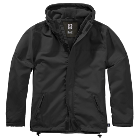 Windbreaker mit Reißverschluss schwarz - Brandit